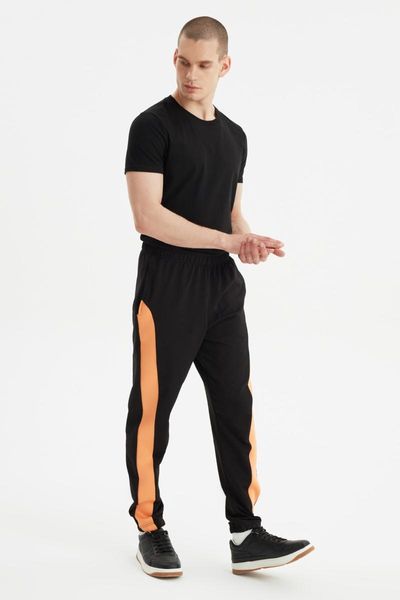 

running pants trendyol male sweatpants tmnss21ea0215, Black;blue