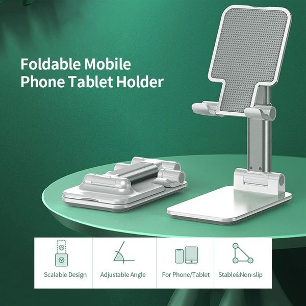 

cell phone mounts & holders mobile tablet stand deskholder portable scalable foldable metal cellphone universal