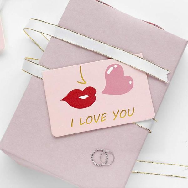 

valentines day greeting card blessing note cards wedding party invitation