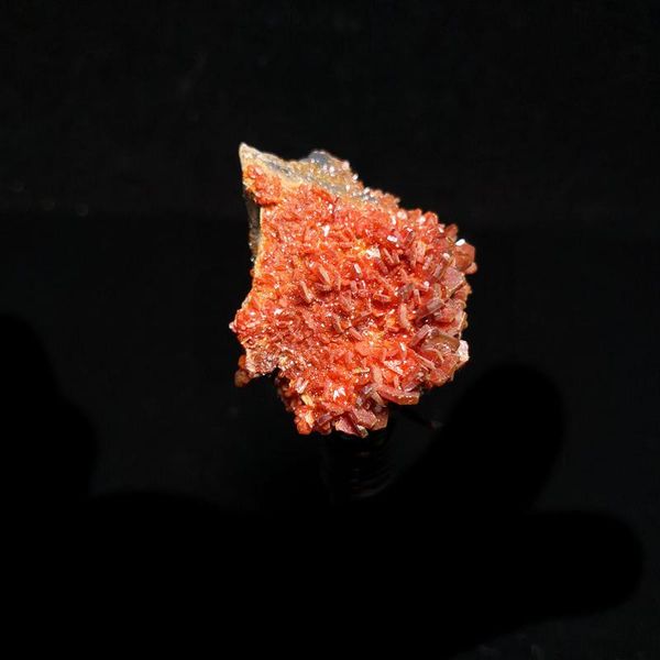 

78g a6-4sun natural stone quartz vanadinite mineral crystal specimen from morocco decorative objects & figurines