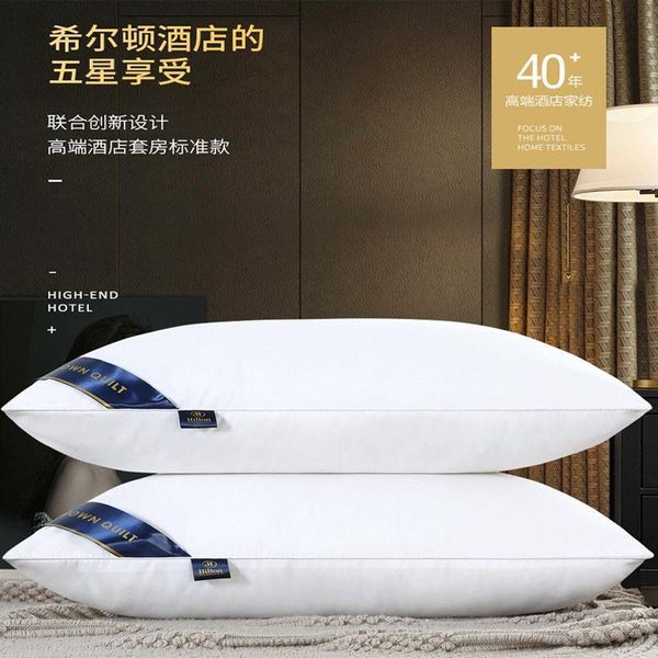 

pillow 1 pc five star el feather velvet low, medium and high matte thickened machine washable core3