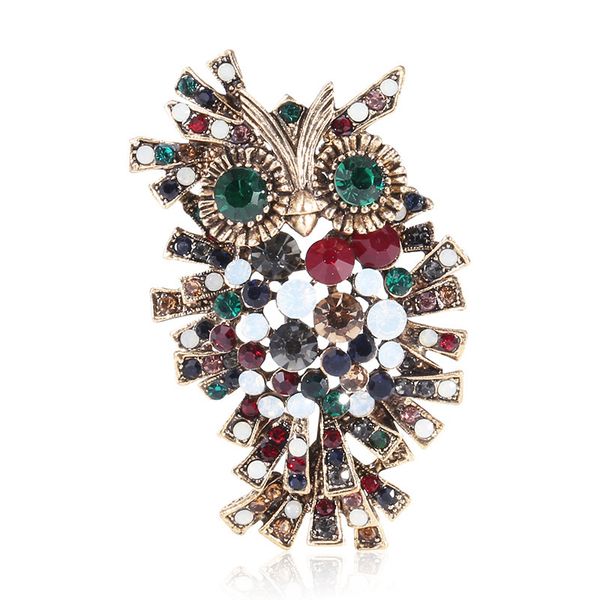 

factory fashionable owl brooch personalized brooch cardigan light proof sweater simple accessories christmas
