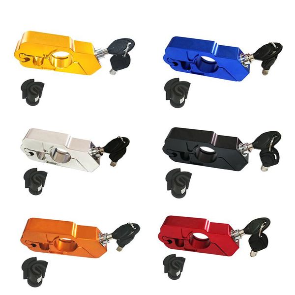 

aluminum alloy bike handlebar lock motorcycle anti-theft protection theft