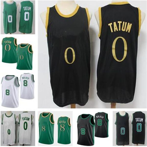 

kemba 8 walker mens jersey jayson 0 tatum jaylen 7 brown jerseys, Black;red