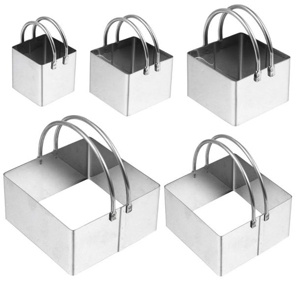

5pcs biscuit cutter set cookies cutter fondant cutters with handle baking tools