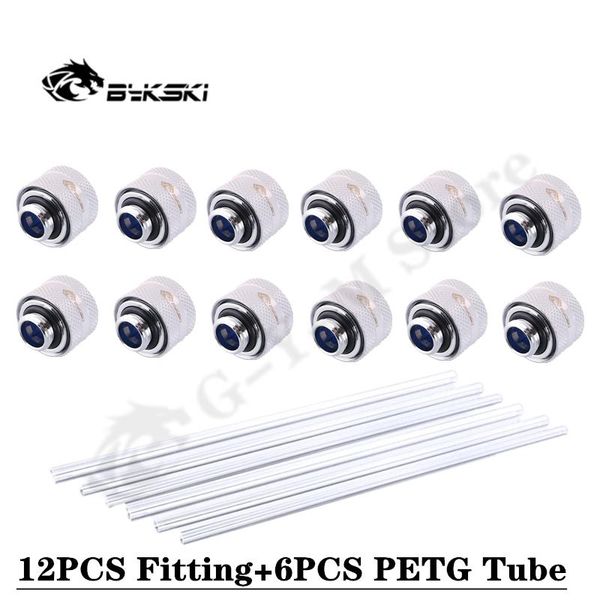 

fans & coolings bykski petg hard tube fittings combo od14 od16 pipe for pc water cooling system petg/acrylic/ metal rigid tubing conenctor