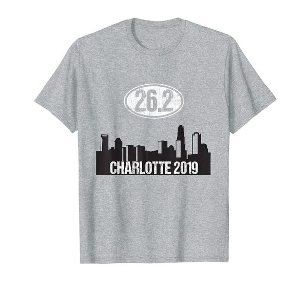 

26.2 marathon charlotte runner gift 2019 jogger t-shirt, White;black