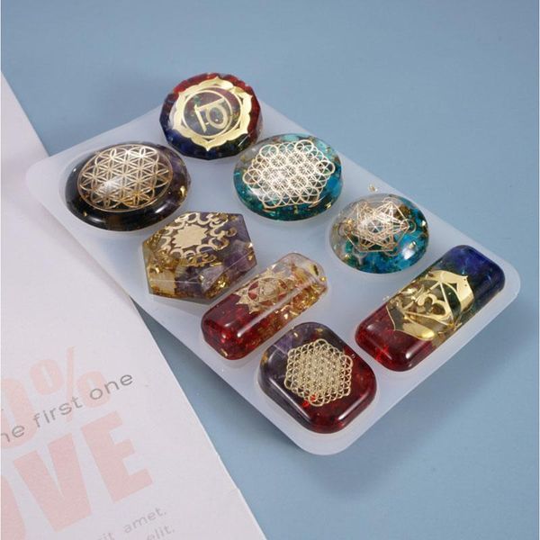 

Crystal Drop Mold Pendant Geometric Earrings Homemade Backpack Accessories Silicone Baking Moulds