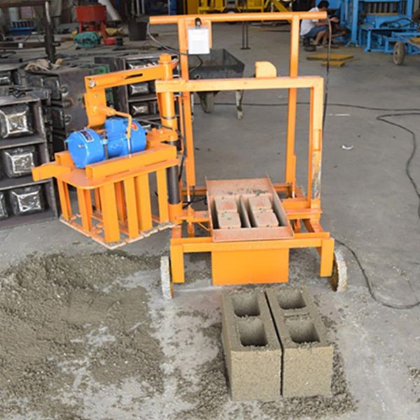 

power tool sets 1.1kw jpm-11 mini hollow brick making machine mobile cement block molding manual concrete pressing
