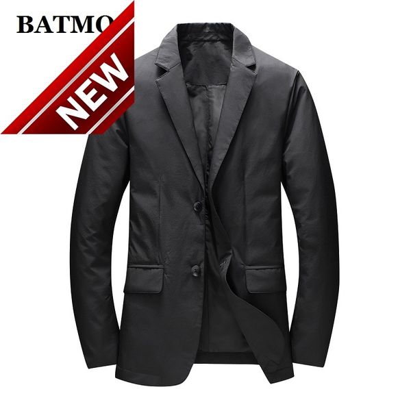 

batmo 2021 new arrival winter 80% white duck down jackets men,winter blazer men,9926, Black