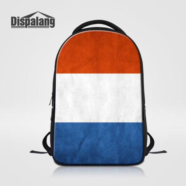 

backpack dispalang flag print men's stripe lapbackpacks for women school bags kids rucksacks teenagers notebook
