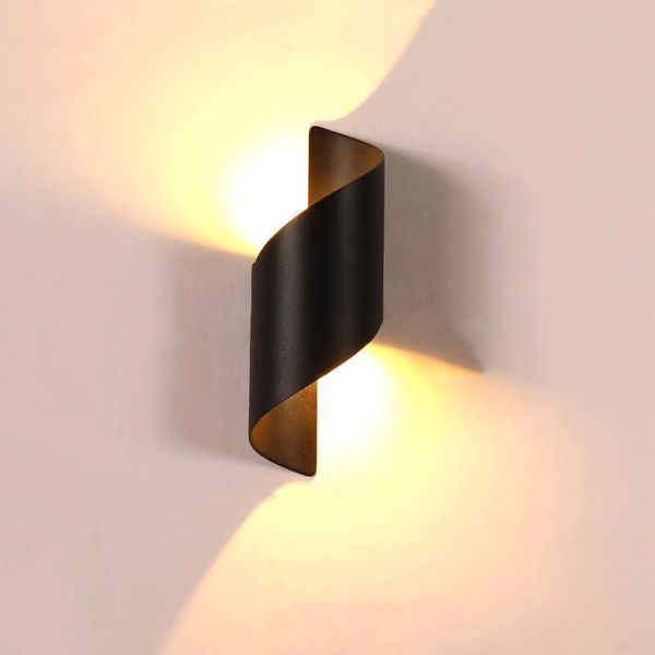 

nordic wall light lamp ip55 led aluminum outdoor up down lights modern for home stairs bedroom bedside bathroom lighting lamps