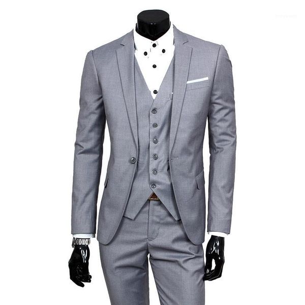 

men's suits & blazers men blazer sets wedding slim costume business formal casual wear, White;black