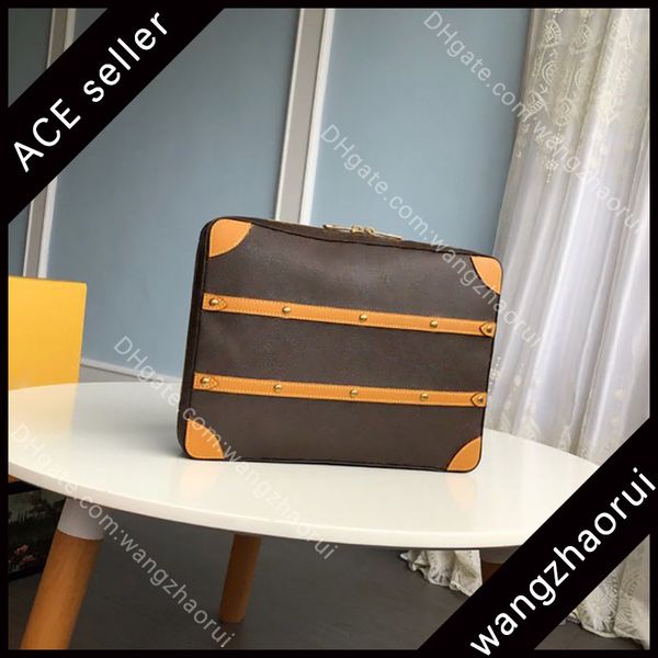 

genuine leather shoulder bag men single cross body bags men's wallet classic purse fashion messenger bagss with box a007