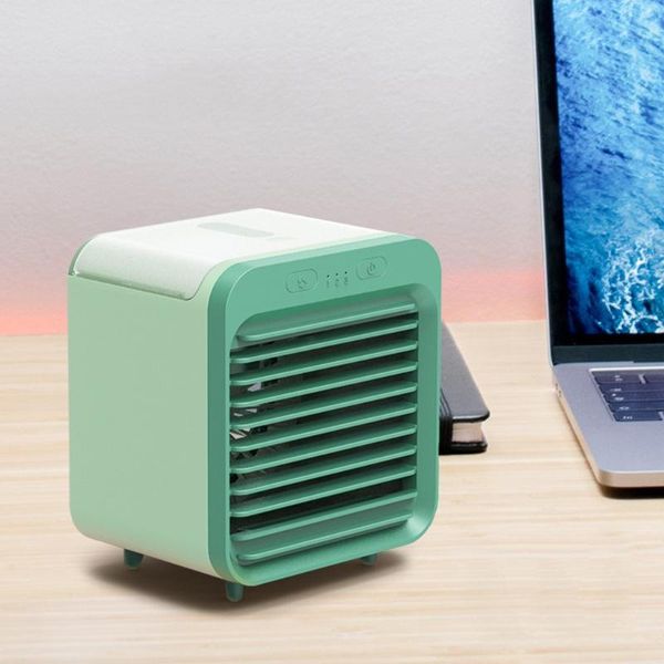 

wristwatches 2021 mini usb portable air cooler fan conditioner light deskcooling humidifier purifier for office bedroom#7, Slivery;brown