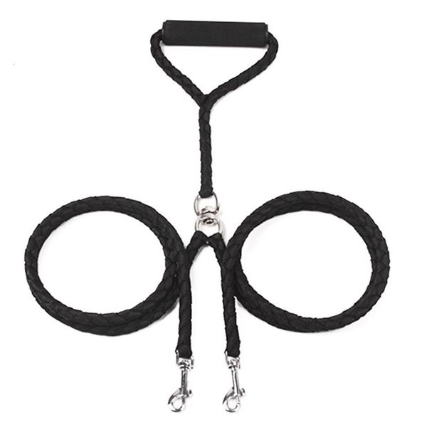

dog collars & leashes pet double leash walking and traning two splitter lead m8