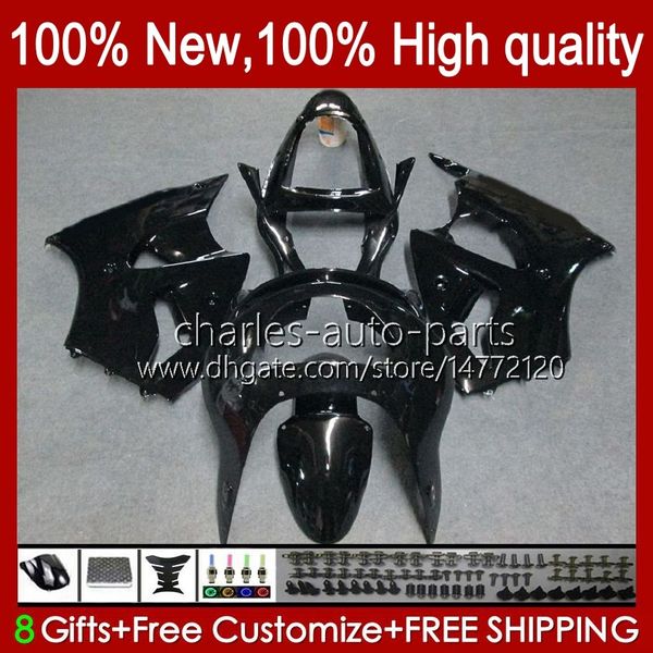 Тело Moto для Kawasaki Ninja ZX-6R 600CC ZX-636 ZX600 1998-1999 CUDEWORK 16NO.2 ZX 636 600 C CC 6 R 6R ZX6R 98 99 ZX-600 ZX600CC ZX636 1998 1999 Комплект Глянцевый черный