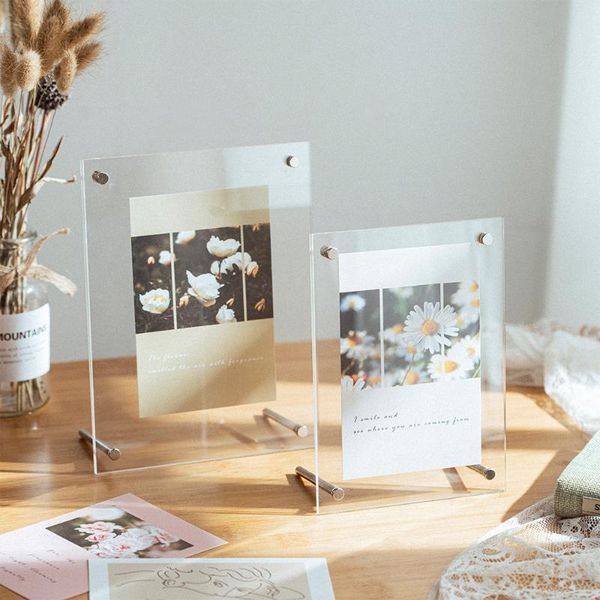 

frames acrylic po frame picture wall collection protection holder deskdisplay postcard souvenir stand
