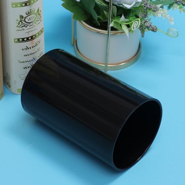 

modern kitchen storage cylinder black chopsticks holder tableware drying canister cutlery organizer (large size)