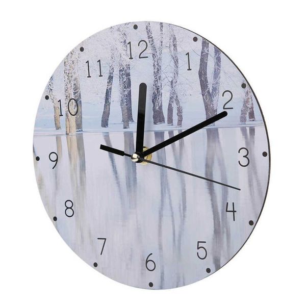 

wall clocks modern cartoon clock round mute room bedroom fashion decorations