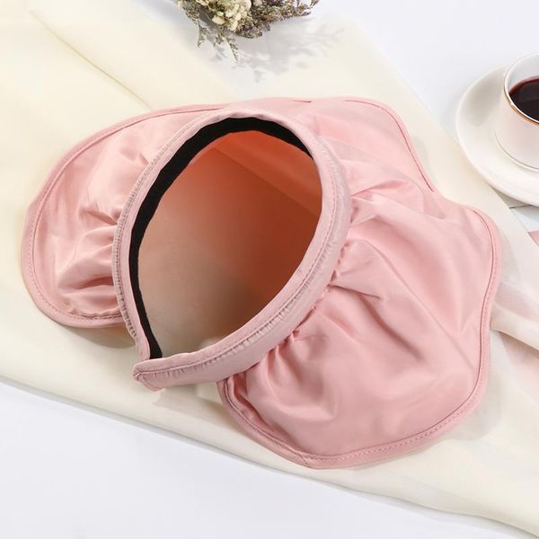 

wide brim hats 1pc shell style hat fashion two uses uv protection hair band collapsible sunscreen cap travel goods outdoor supplies, Blue;gray