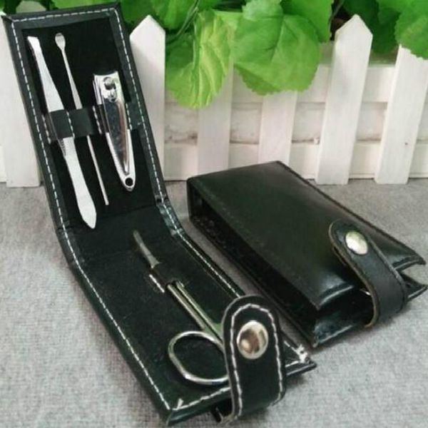 

nail art kits 4 in 1 kit stainless steel clippers manicure set tools sets pvc and high carbon colors