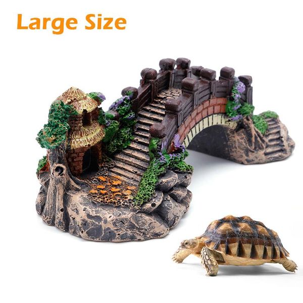 

decorations fish tank aquarium decoration resin simulation landscaping rockery arch bridge toys for home accessories