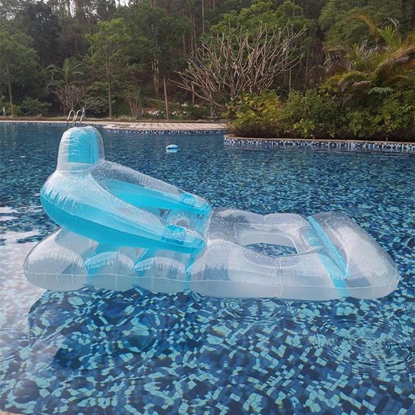 

inflatable floats & tubes floating row summer pvc water hammock swimming pool air mattresses beach sports float lounger chair