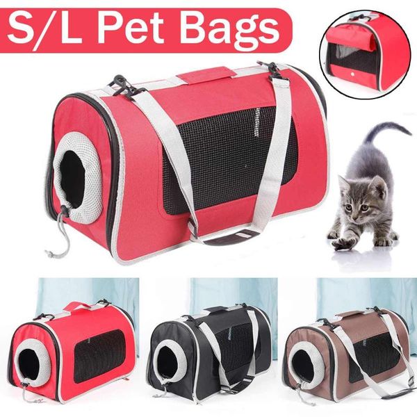 

dog carrier bags portable pet cat backpack breathable bag oxford cloth transport carrying for cats small car seat covers