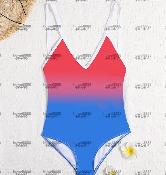 

colorful swimwear hipster push up women's one-piece swimsuits outdoor beach swimming travel bandage must wear