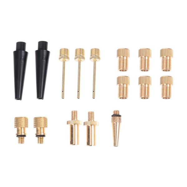 

bike pumps 16pcs/set presta to schrader adapter adaptor pump needles