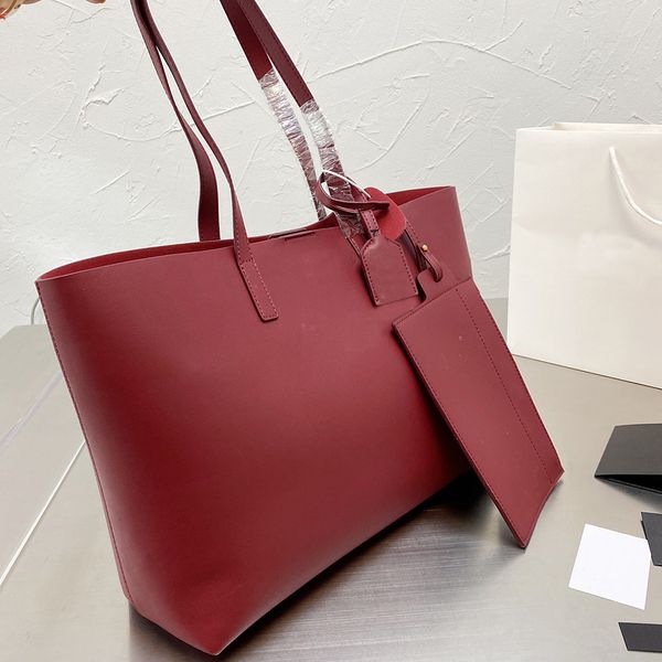 

red matte women tote handbags fashion ladies tote bag luxury desinger bag leather casual shopping bag with clutch purse