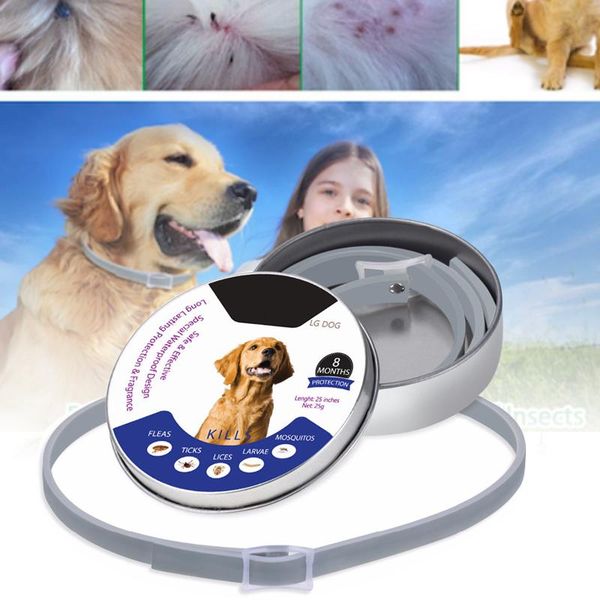 

dog collars & leashes flea and tick collar for dogs cat anti-flea pet supplies i88