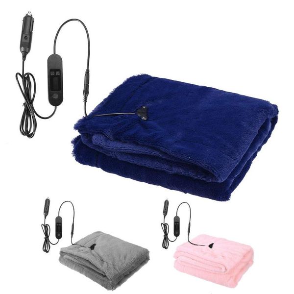 

car heating blanket winter heated 12v lcd display warm auto electric fleece for constant temperature other interior accessories