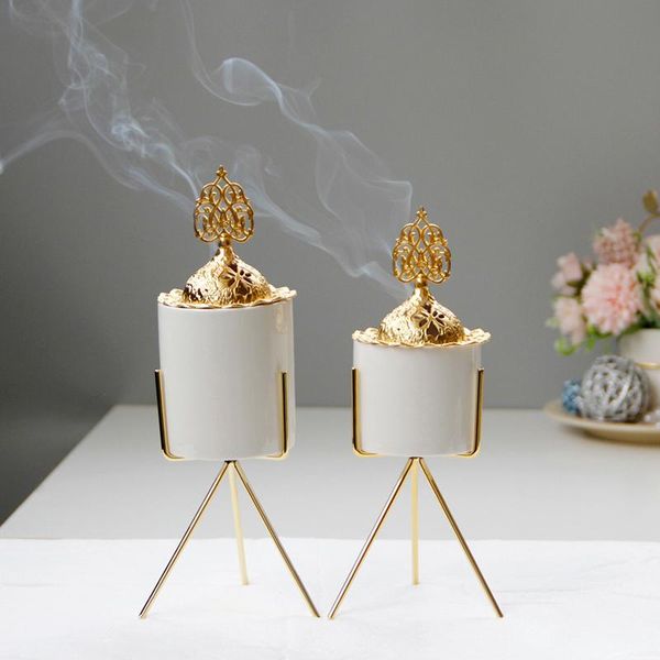 

fragrance lamps decoration modern box incense burner holder ceramic backflow waterfall vaper smoke incensario home decor bh50xxl