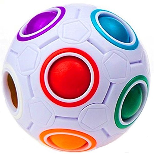 

children's rainbow ball magic cube early education 12 hole intelligence toy decompression magic ball