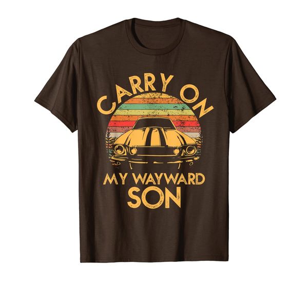

carry on my wayward son tshirt - vintage tee shirt gift t-shirt, White;black