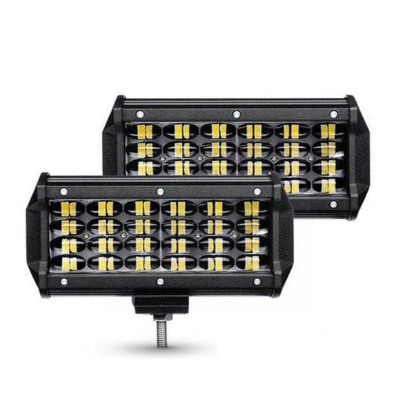 

working light 72w waterproof work led bars 4-row spot for 24v flood truck tractor combo car 12v offroad beam boat drivin b4i9