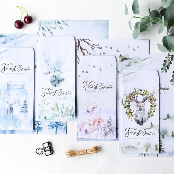 

gift wrap letter envelope package romantic retro style simple literature and art girl holiday 12 24 paper