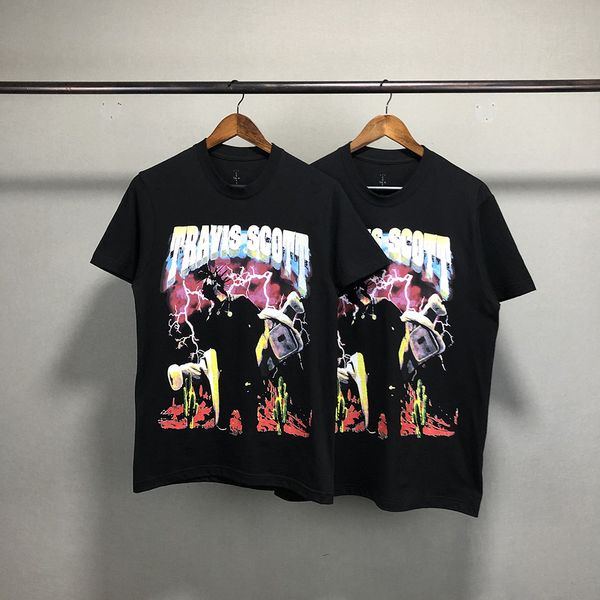 

the same travis scott cactus vintage short sleeve t-shirt, White