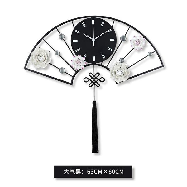 

living room silent wall clock modern design creative luxury black large kitchen horloge murale home decoration clocks