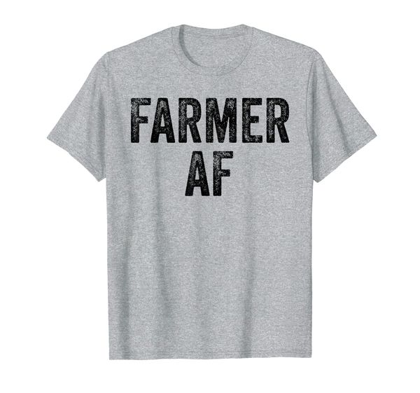 

mens farmer af distressed funny farmer t-shirt, White;black