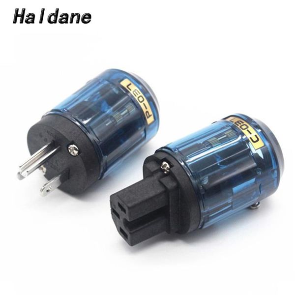 

smart power plugs haldane pair hifi rhodium plated pure copper p-037 c-037 us plug audio amplifierac cord connector for cable