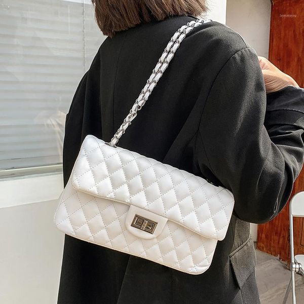 

evening bags women pu leather chain shoulder bag fashion ladies crossbody for designer female handbags messenger1