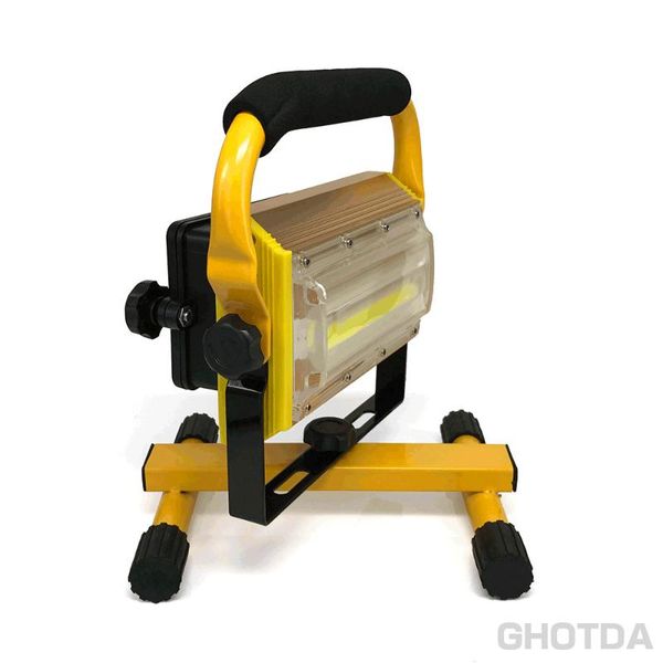 

floodlights refletor led outdoor lighting flood light lamp floodlight 100w cob leds spotlight garden with 6x 18650 battery & charger