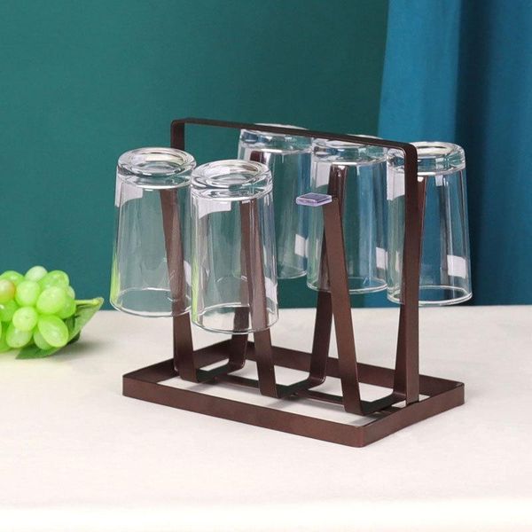 

wine glass rack drinking water hand-held pouring cup living room kitchen storage holder hooks & rails