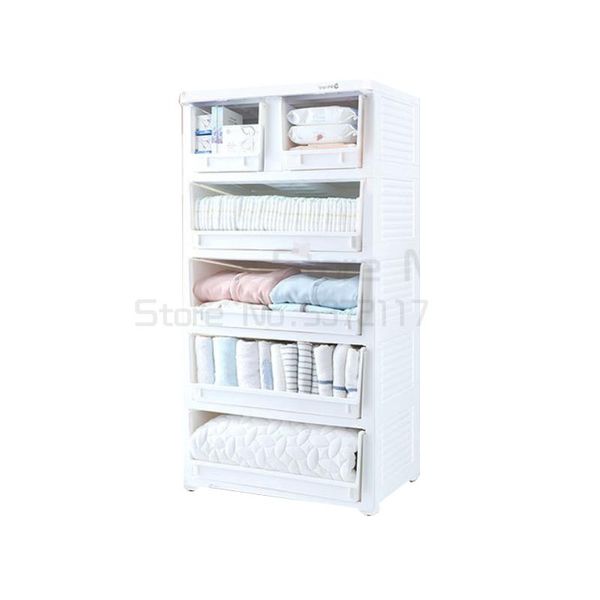 

hooks & rails baby drawer storage cabinet children's wardrobe plastic cartoon chest of drawers