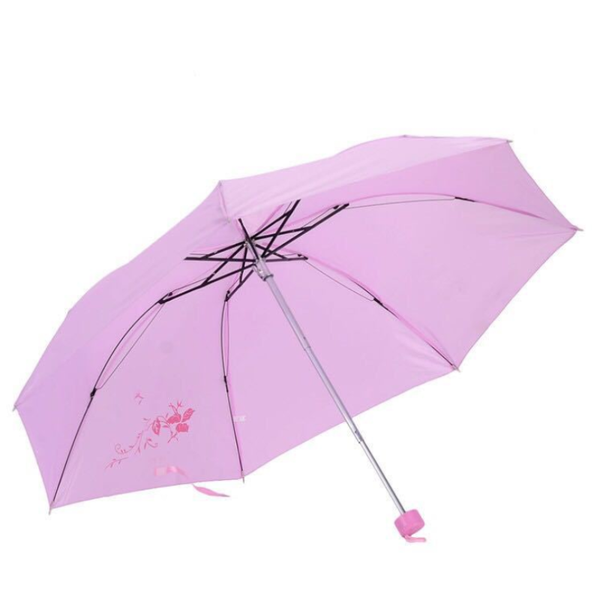 

umbrellas rainny lady colorful 3 floding umbrella