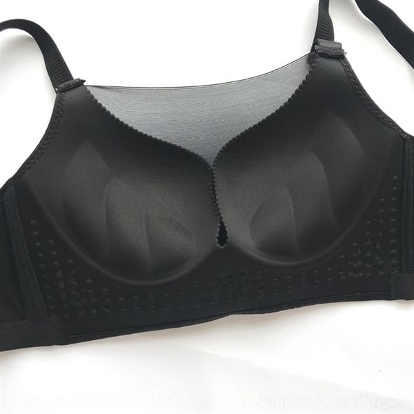 

brm drunk and hazy half piece girdleno steel ringladiesunderwear bra women's underwear gathered and adjusted upper torvin bra, Red;black