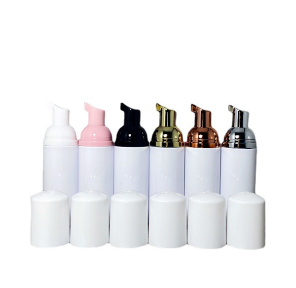 

storage bottles & jars 10pc/lot plastic foamer pump bottle refillable empty cosmetic cleanser soap dispenser foam container 60ml